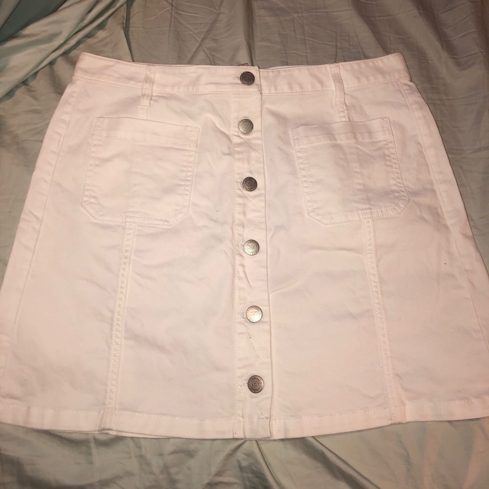 Loft white skirt